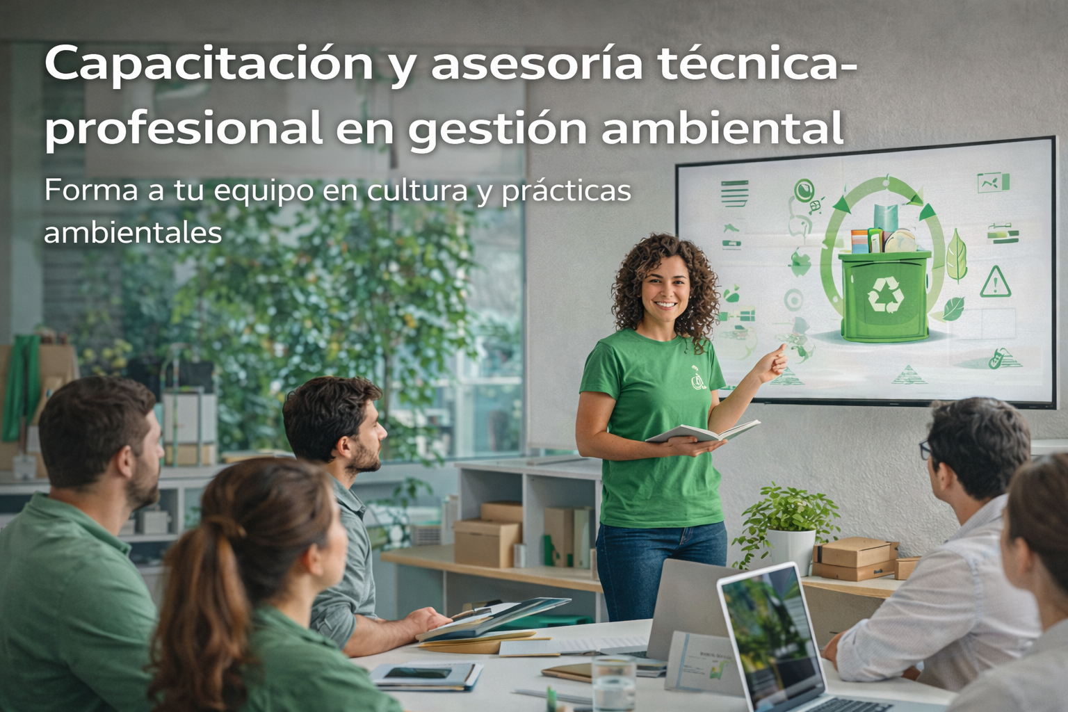 Capacitación y asesoría técnica-profesional en gestión ambiental